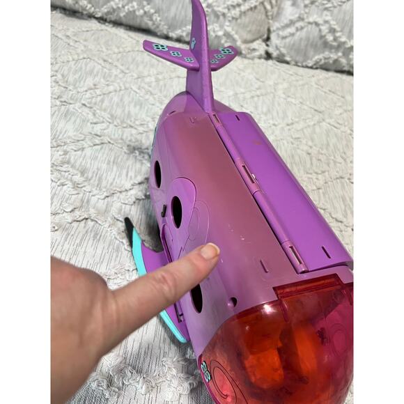 Littlest Pet Shop Blythe Pet Jet Airplane Purple Hard to Find Vintage Retired - Picture 8 of 9